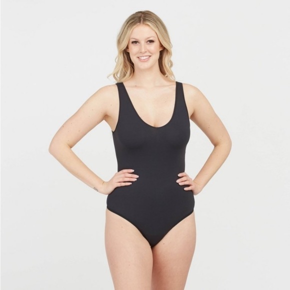 Assets by Spanx Women's Plus Size
Smoothing Bodysuit - Black - Picture 1 of 5
